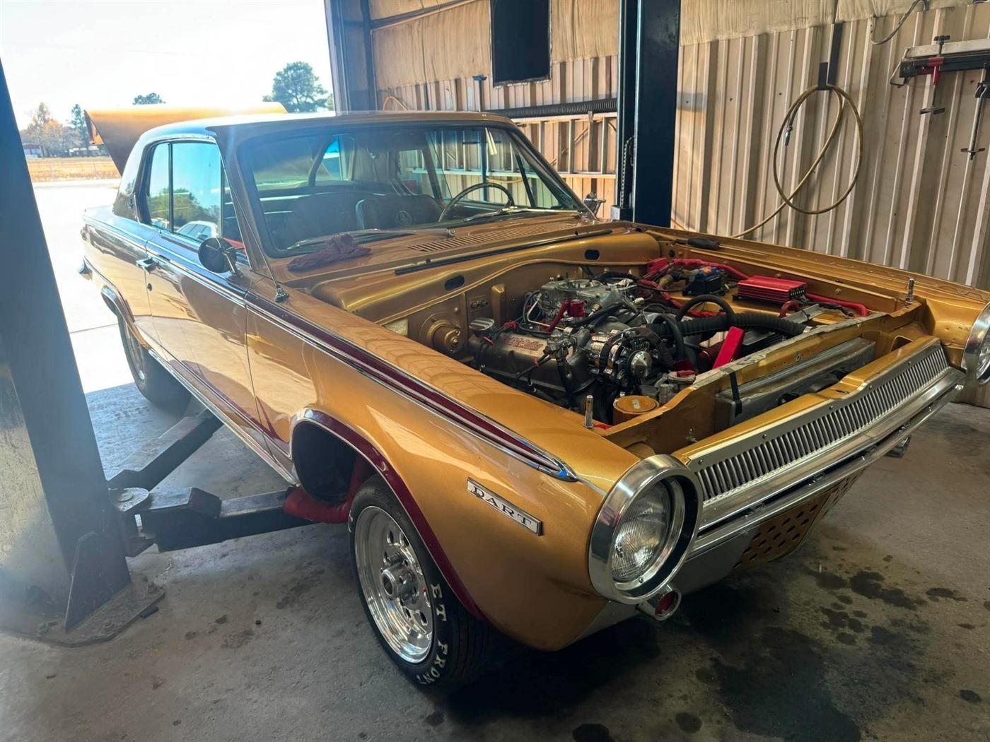 Classic muscle car in for service at Country Auto Service in McLoud, OK