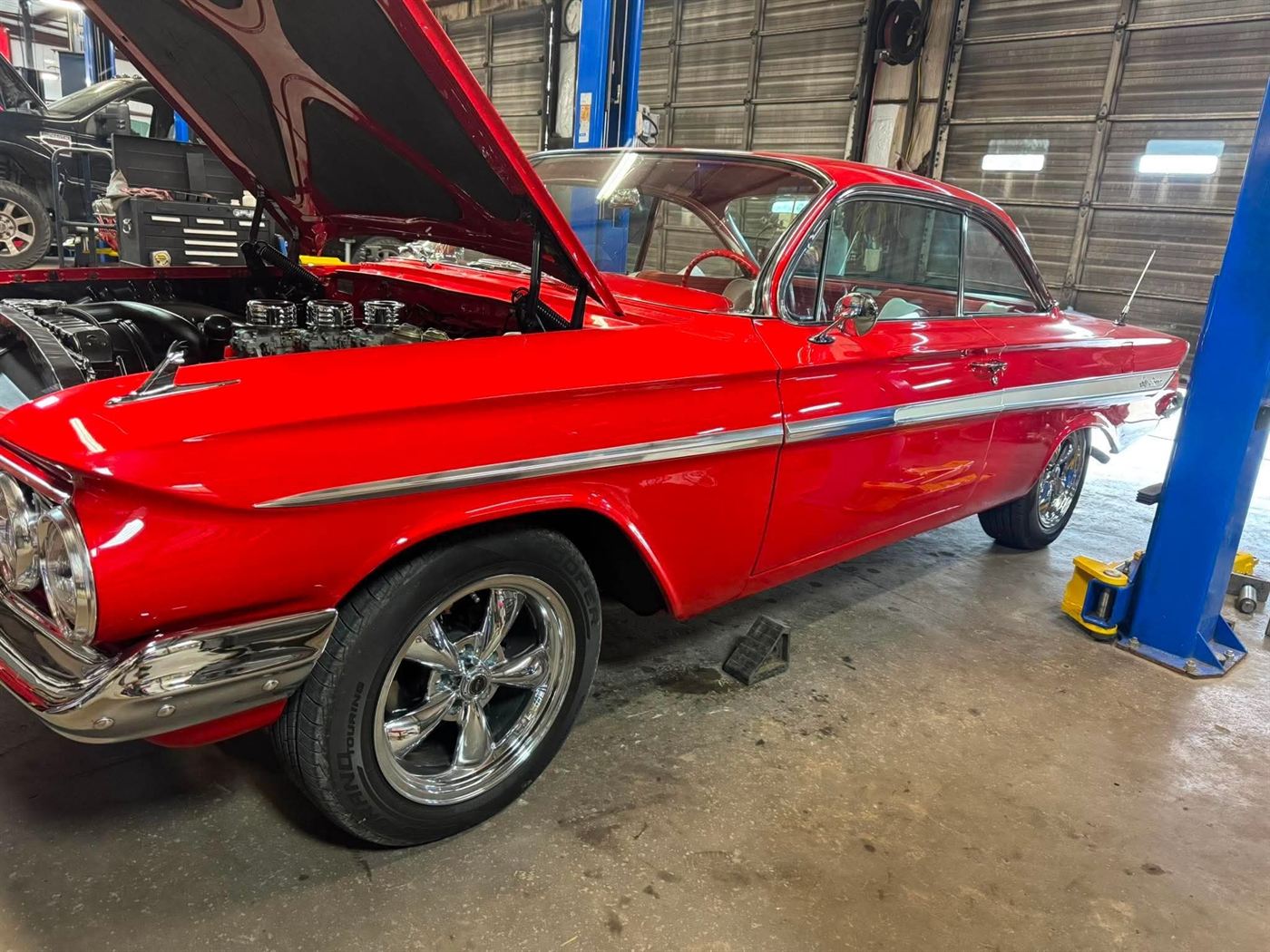 Muscle car in for repair at Country Auto Service in McLoud, OK
