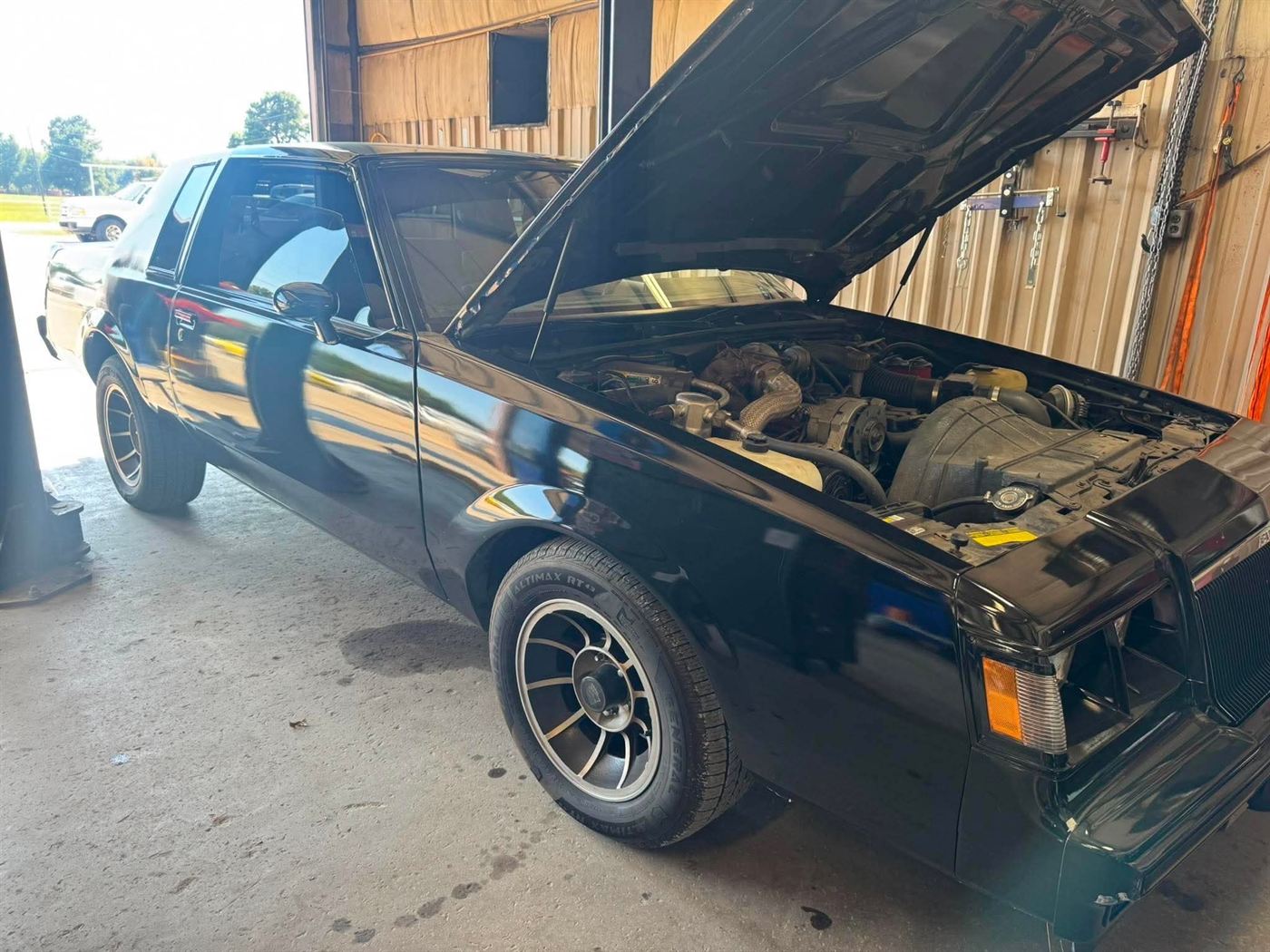 Restored vehicle in the shop at Country Auto Service in McLoud, OK